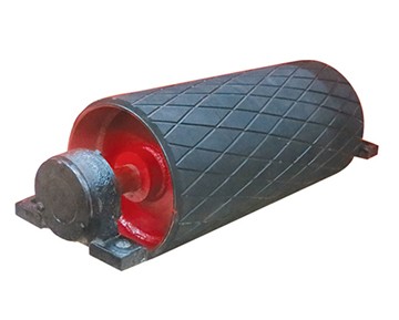 Rubber coated roller