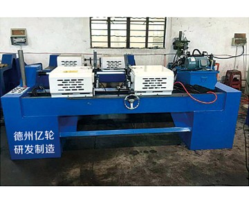 Type a shaft end-to-end chamfering machine