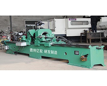 Double end automatic hole turning machine for B type idler steel pipe